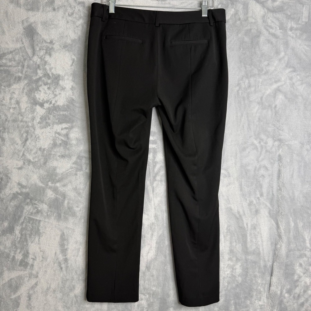 Express Columnist Pants Womens 8 Short Petite Black Preppy Career Wear Straight - Picture 2 of 8